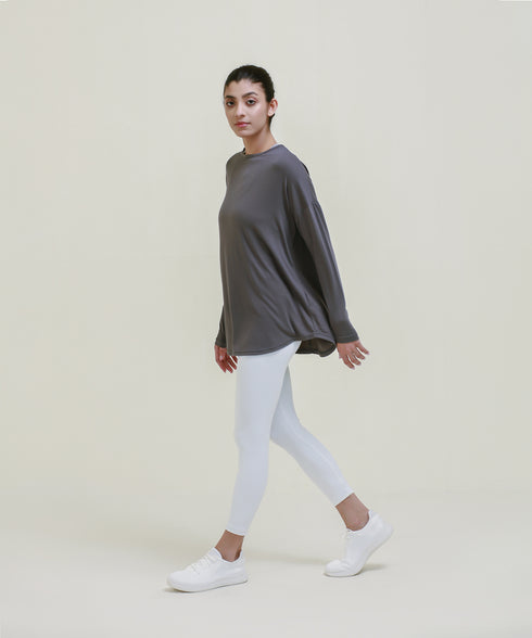 Women's B-Fit Cross Hollow Back Tee